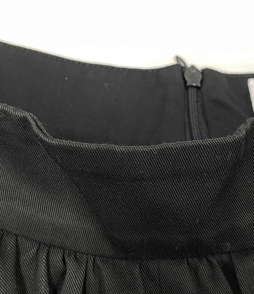 パトゥ スカート Aライン ブラック     24S-SK064-0074 レディース SIZE 34  PATOU
