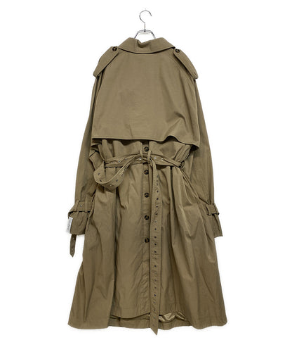 エイチアンドエム  ロク トレンチコート ブラウン ダブルレイアードトレンチ      メンズ SIZE L  roku H＆M