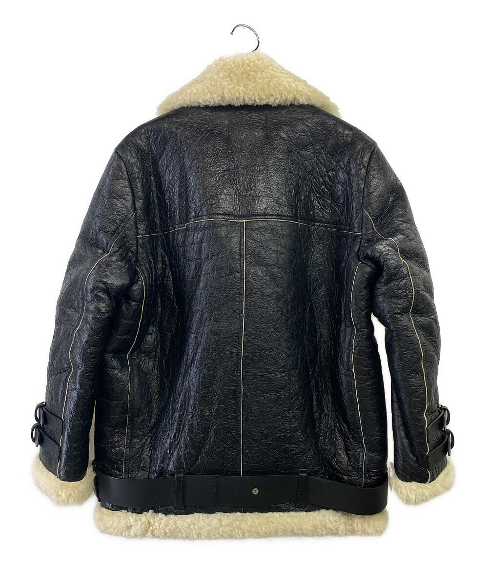 アクネステュディオス ムートンジャケット ダブルライダース レディース SIZE 34 Acne Studios