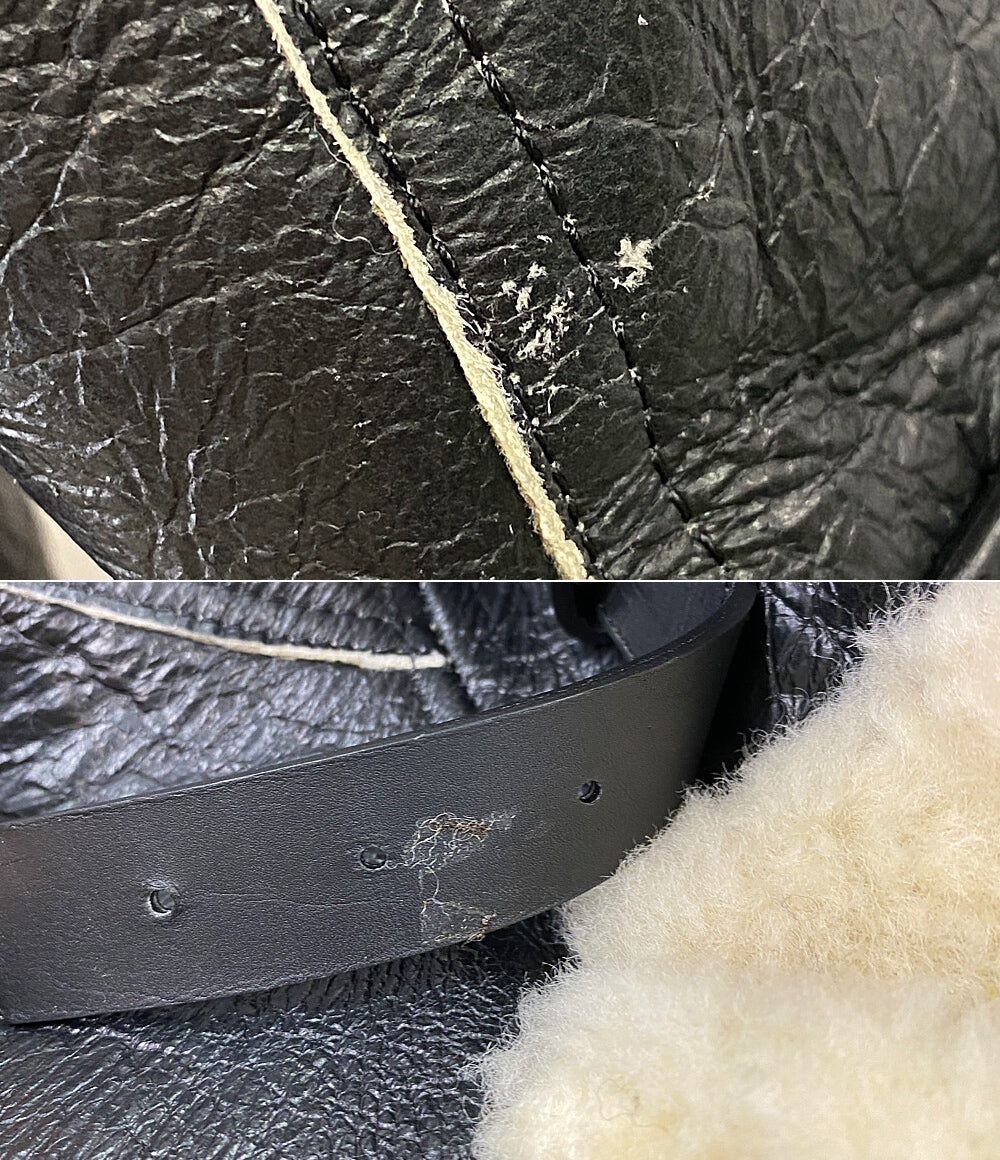 アクネステュディオス ムートンジャケット ダブルライダース レディース SIZE 34 Acne Studios