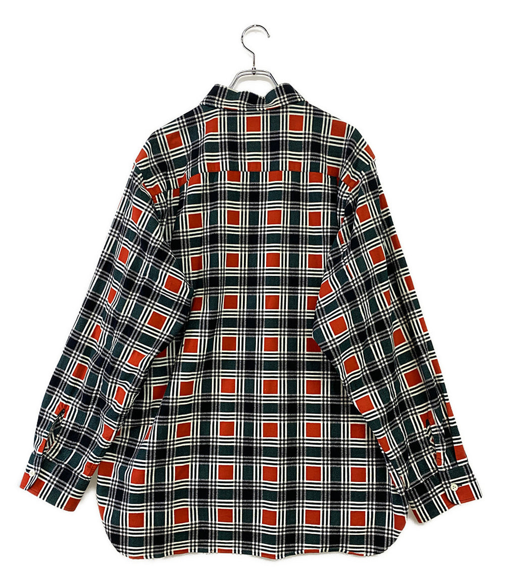 花、太陽、雨 長袖シャツ Printed Flannel Shirt      メンズ SIZE XL