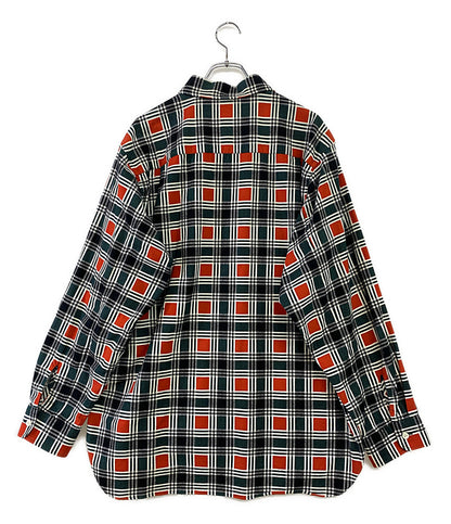 花、太陽、雨 長袖シャツ Printed Flannel Shirt      メンズ SIZE XL