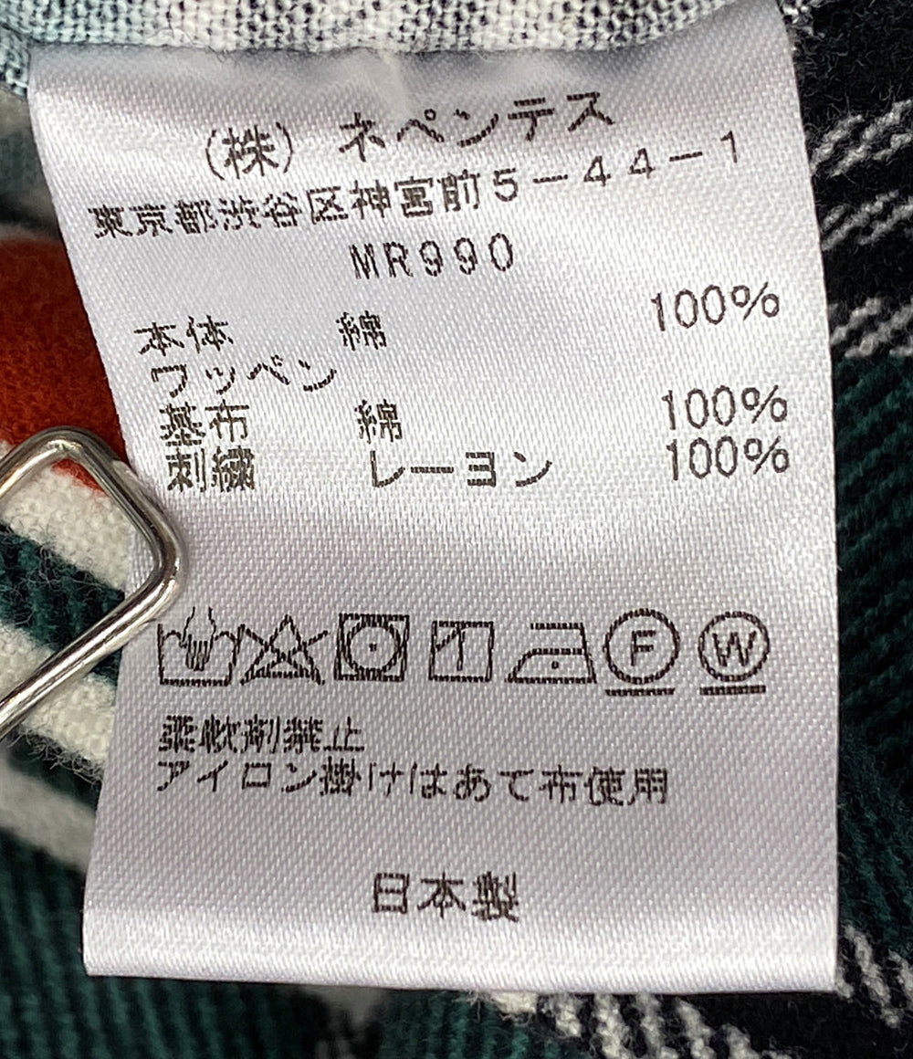 花、太陽、雨 長袖シャツ Printed Flannel Shirt      メンズ SIZE XL