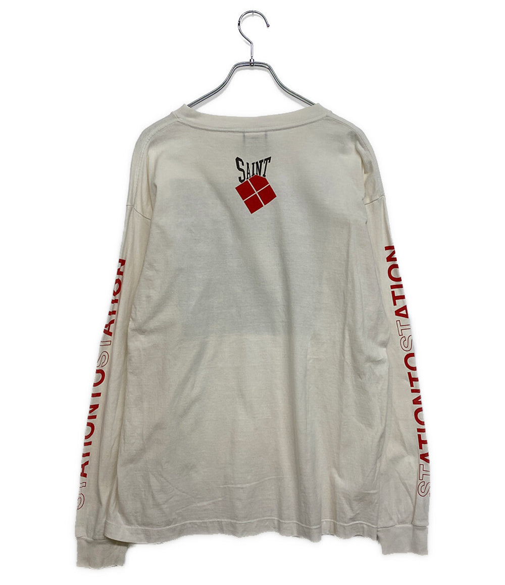 セントマイケル 長袖Ｔシャツ DavidBowie     SM-A22-0000-074 メンズ SIZE L  SAINT MICHAEL