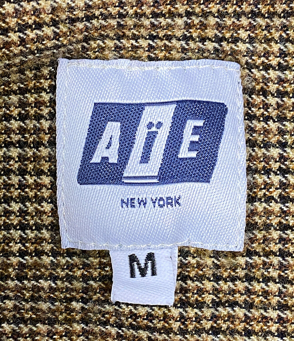 AiE エーアイイー 長袖シャツ チェック メンズ SIZE M