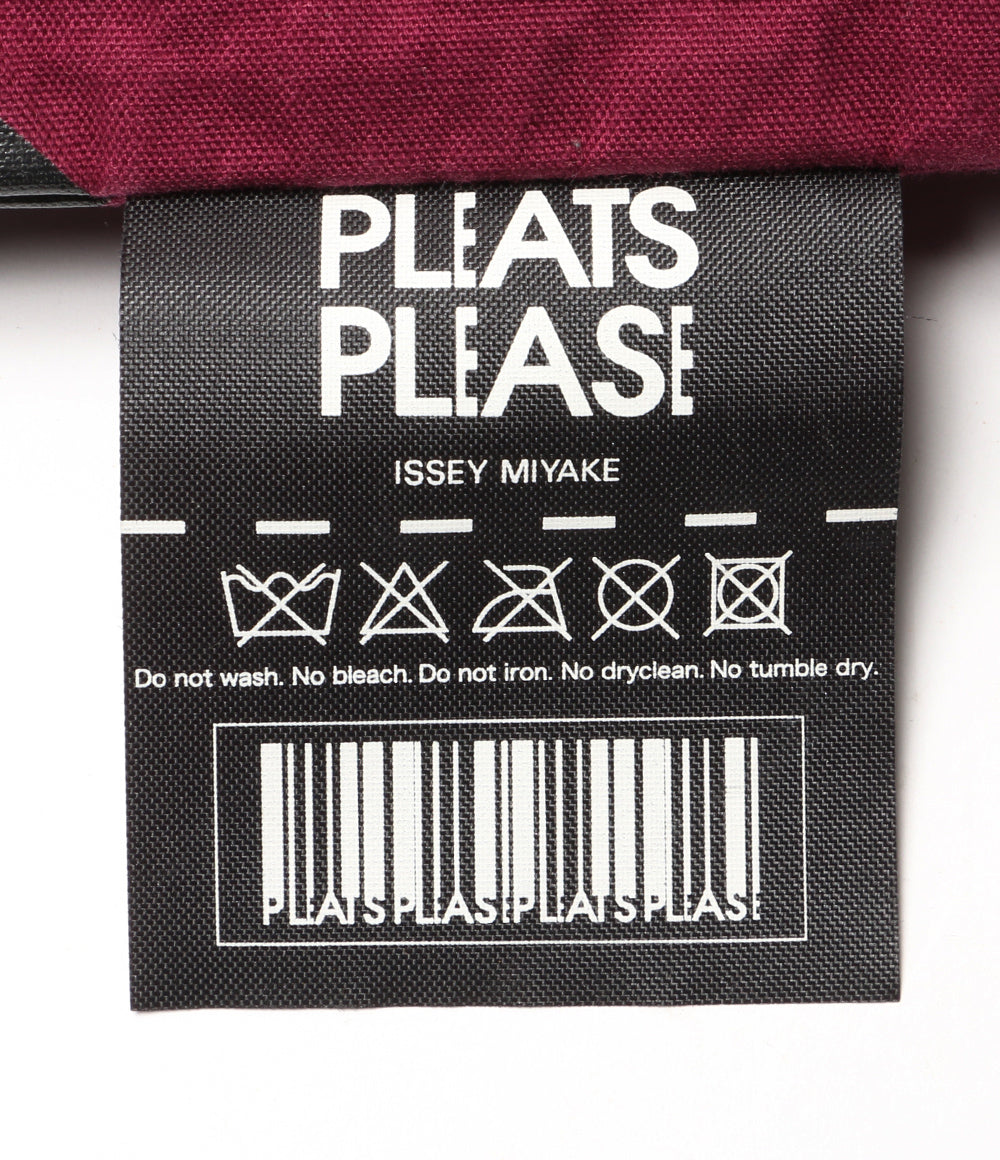 プリーツプリーズ  トートバッグ ナイロンタグ　バイカラー      レディース   PLEATS PLEASE