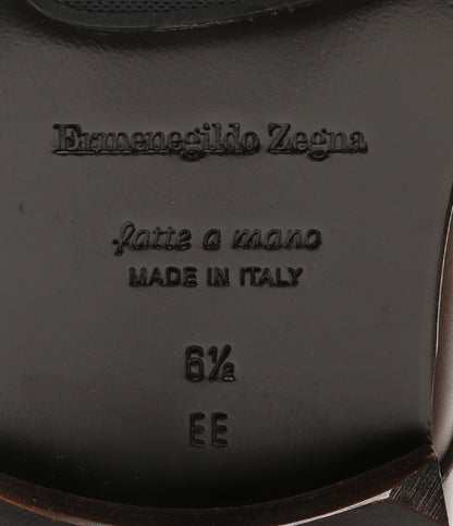 エルメネジルド ゼニア レスシューズ ブラウン メンズ SIZE 6 1/2 ERMENEGILDO ZEGNA