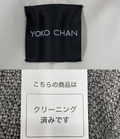 ヨーコチャン ノーカラージャケット YCJ-314-004 ペプラム レディース SIZE 40 YOKO CHAN