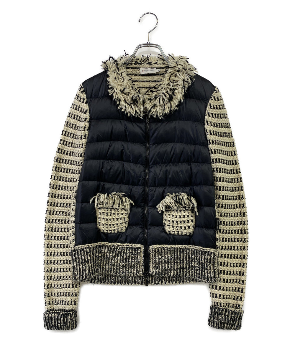 MONCLER ダウンジャケット ニット MAGLIONE TRICOT CARDIGAN レディース SIZE S モンクレール