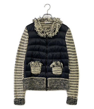 MONCLER ダウンジャケット ニット MAGLIONE TRICOT CARDIGAN レディース SIZE S モンクレール