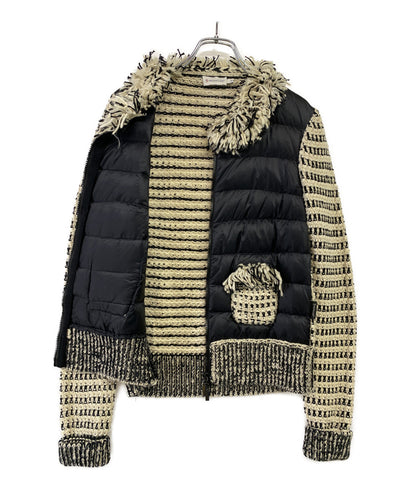 MONCLER ダウンジャケット ニット MAGLIONE TRICOT CARDIGAN レディース SIZE S モンクレール