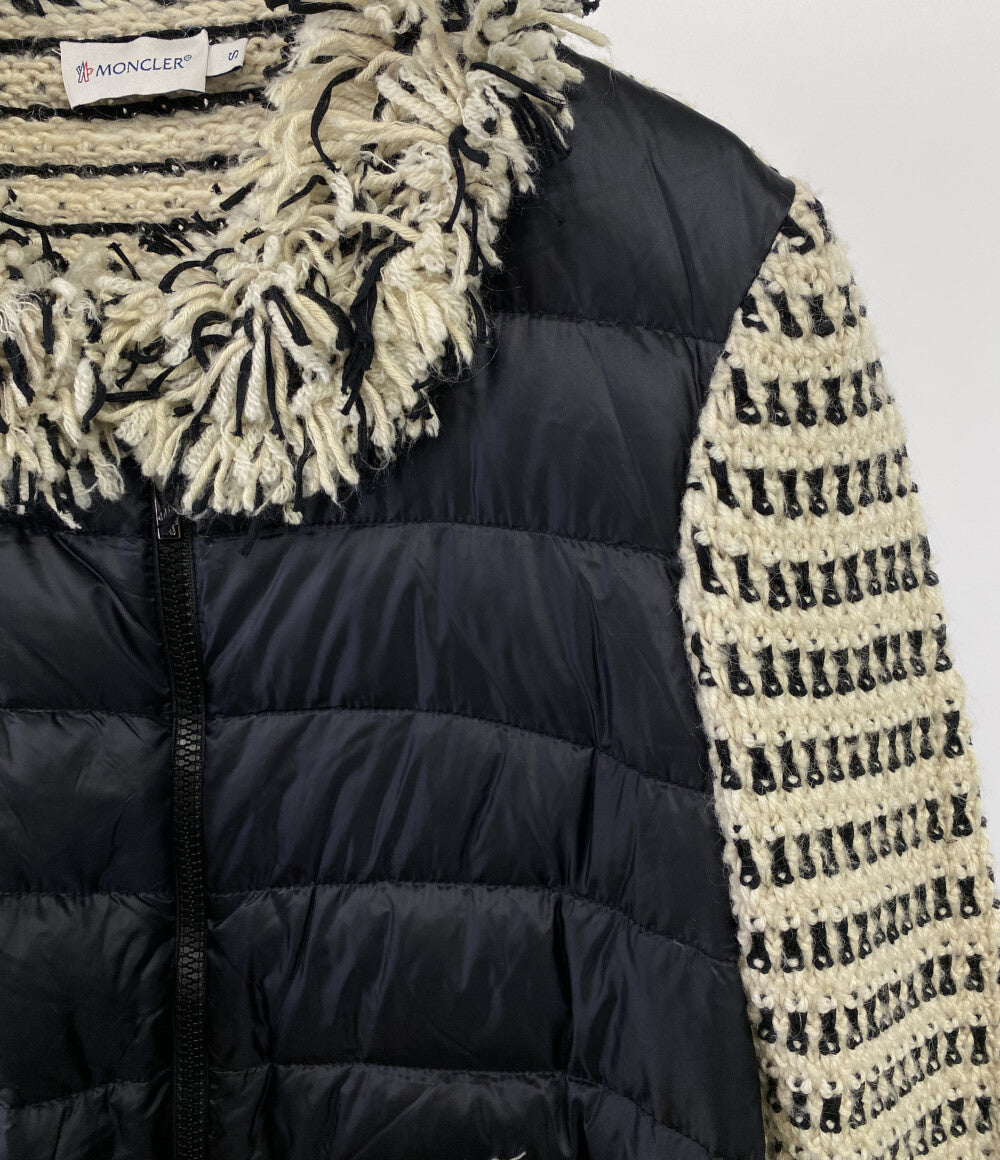 MONCLER ダウンジャケット ニット MAGLIONE TRICOT CARDIGAN レディース SIZE S モンクレール
