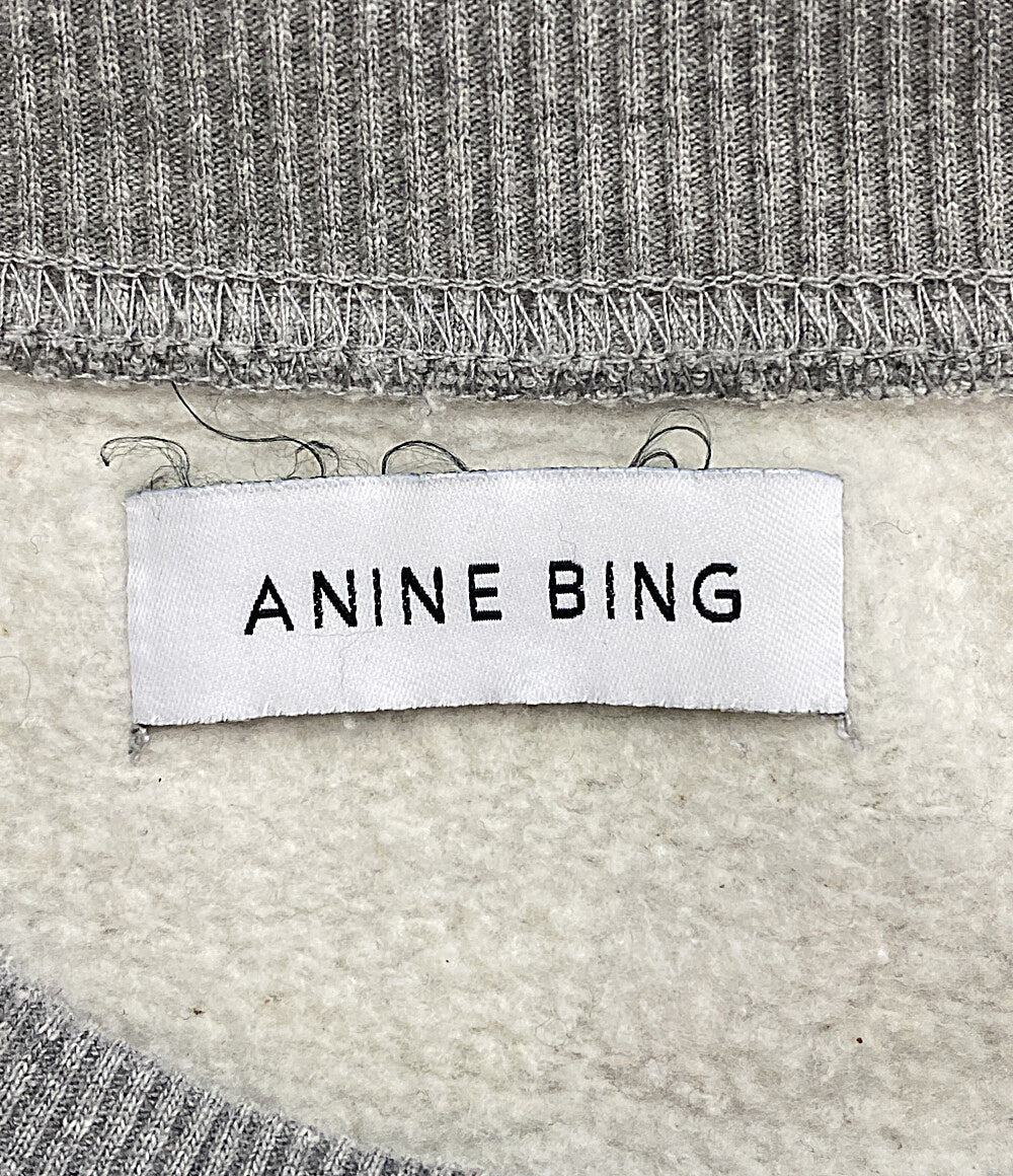 美品 アニンビン スウェット グレー イーグルロゴ     6146-71-06009 レディース SIZE S  ANINE BING