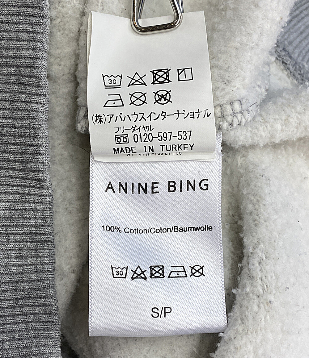 美品 アニンビン スウェット グレー イーグルロゴ     6146-71-06009 レディース SIZE S  ANINE BING