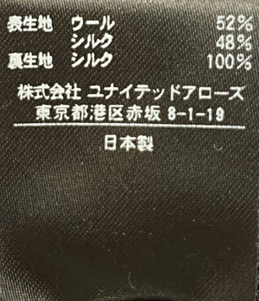 Drawer パンツ ブラック ウールシルクミカド 6514-236-1190 レディース