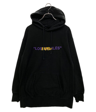 サプール パーカー ブラック ロットマン レイカーズカラー メンズ SIZE X-LARGE SAPEur