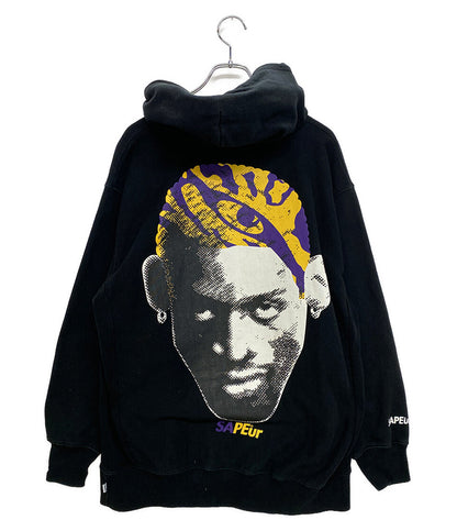 サプール パーカー ブラック ロットマン レイカーズカラー メンズ SIZE X-LARGE SAPEur