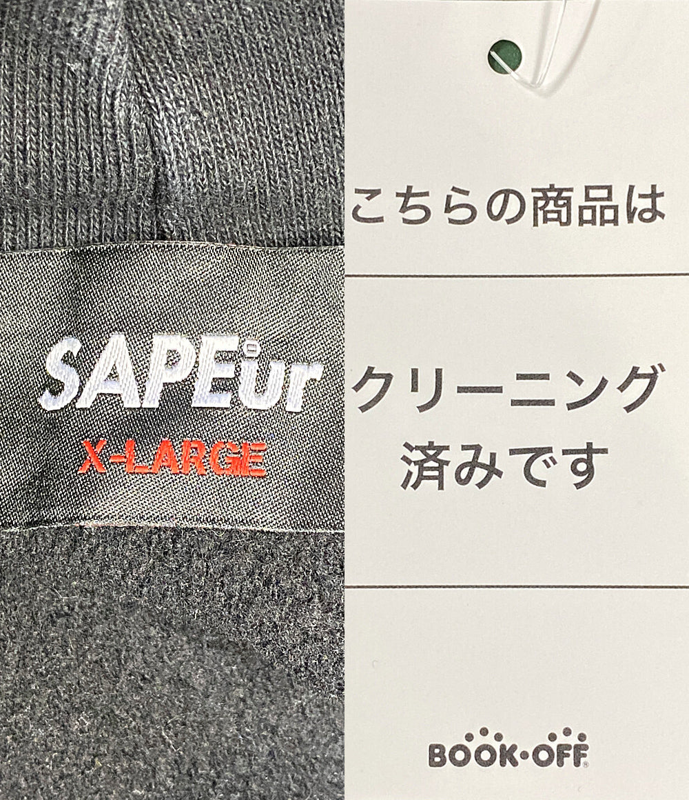 サプール パーカー ブラック ロットマン レイカーズカラー メンズ SIZE X-LARGE SAPEur