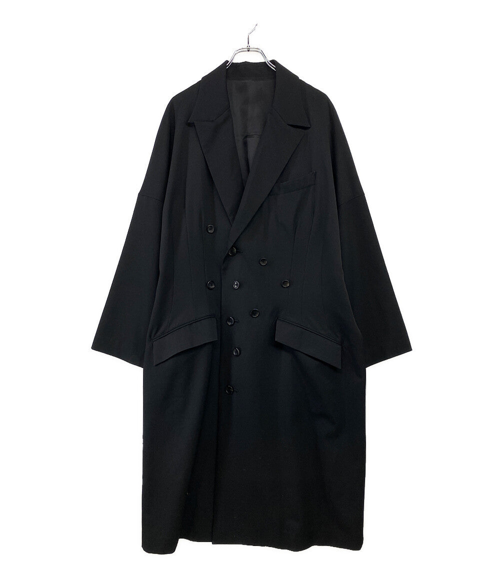 サルバム ギャバロングコート ブラック SP-C01-100 メンズ SIZE S Sulvam