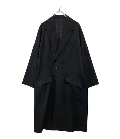 サルバム ギャバロングコート ブラック SP-C01-100 メンズ SIZE S Sulvam