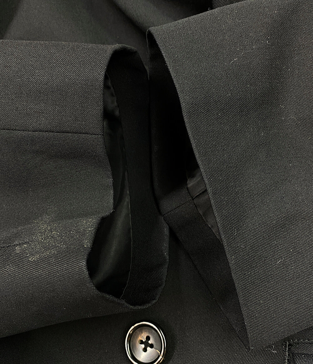サルバム ギャバロングコート ブラック SP-C01-100 メンズ SIZE S Sulvam