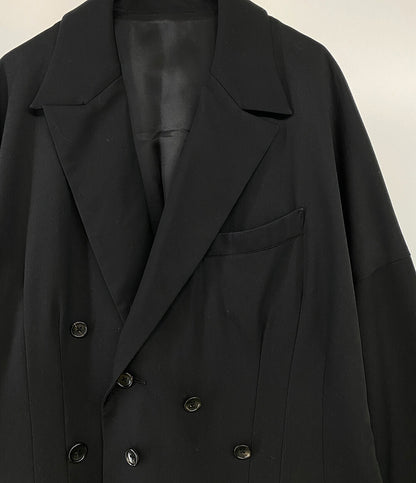 サルバム ギャバロングコート ブラック SP-C01-100 メンズ SIZE S Sulvam