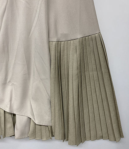 オルグ 半袖ワンピース 2409-ORG サイドプリーツ      レディース SIZE S  ORGUE