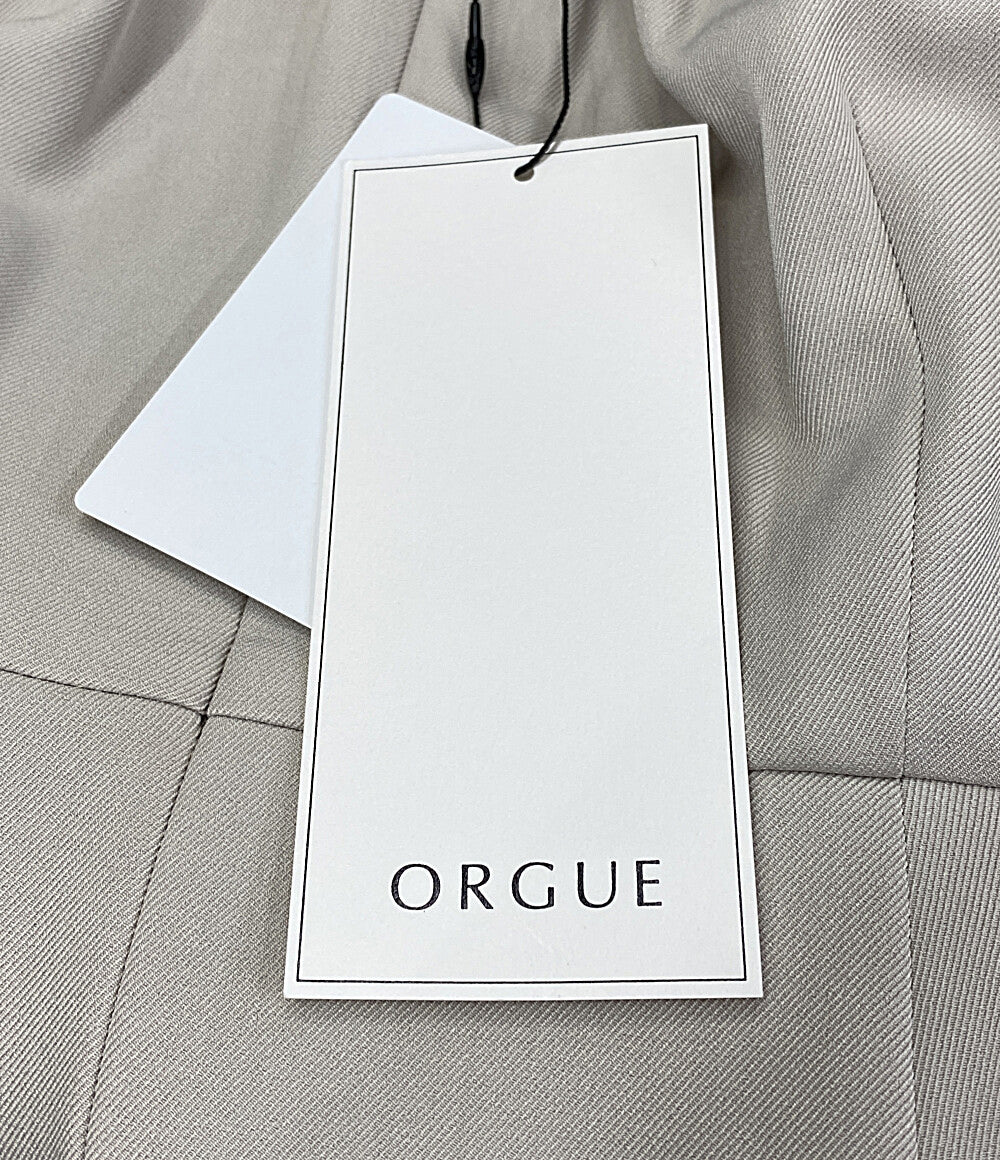 オルグ 半袖ワンピース 2409-ORG サイドプリーツ      レディース SIZE S  ORGUE