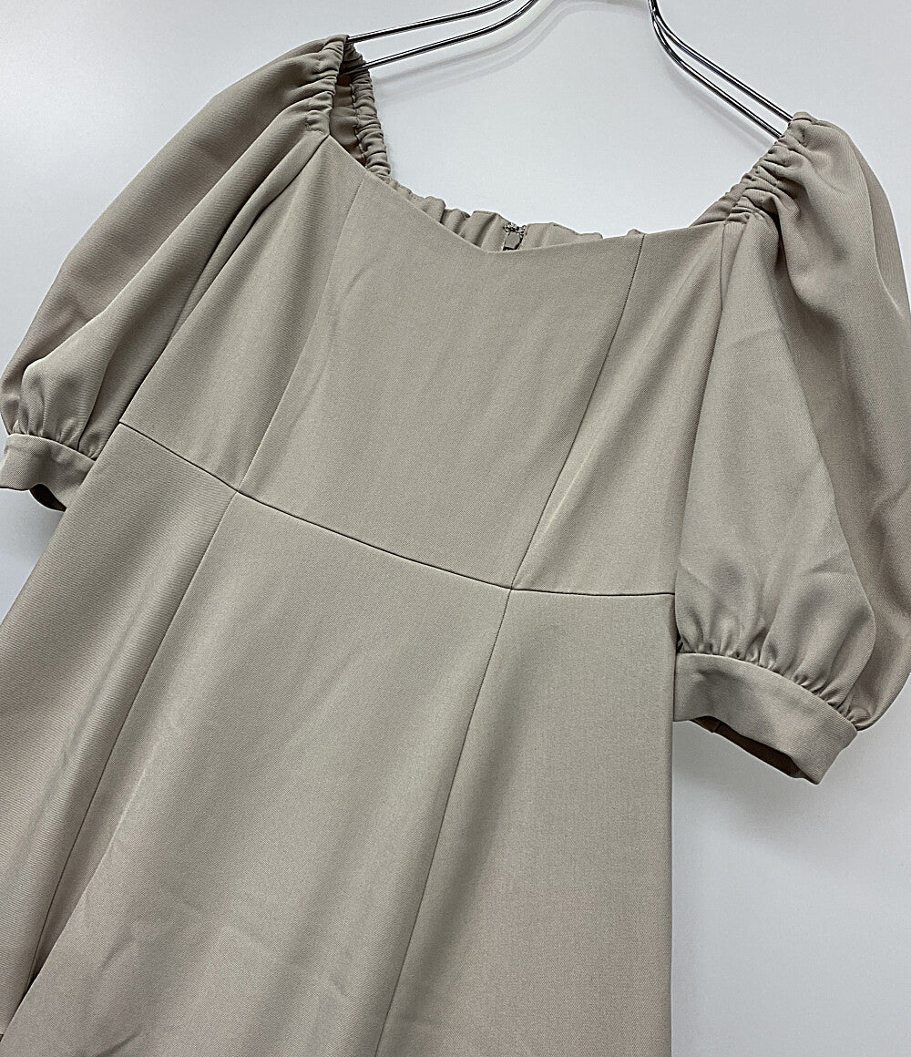 オルグ 半袖ワンピース 2409-ORG サイドプリーツ      レディース SIZE S  ORGUE