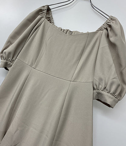 オルグ 半袖ワンピース 2409-ORG サイドプリーツ      レディース SIZE S  ORGUE