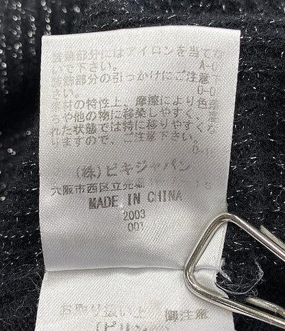 studio picone roma スタジオ ピッコーネ 長袖ニットワンピース P018019 ブラック レディース SIZE 40