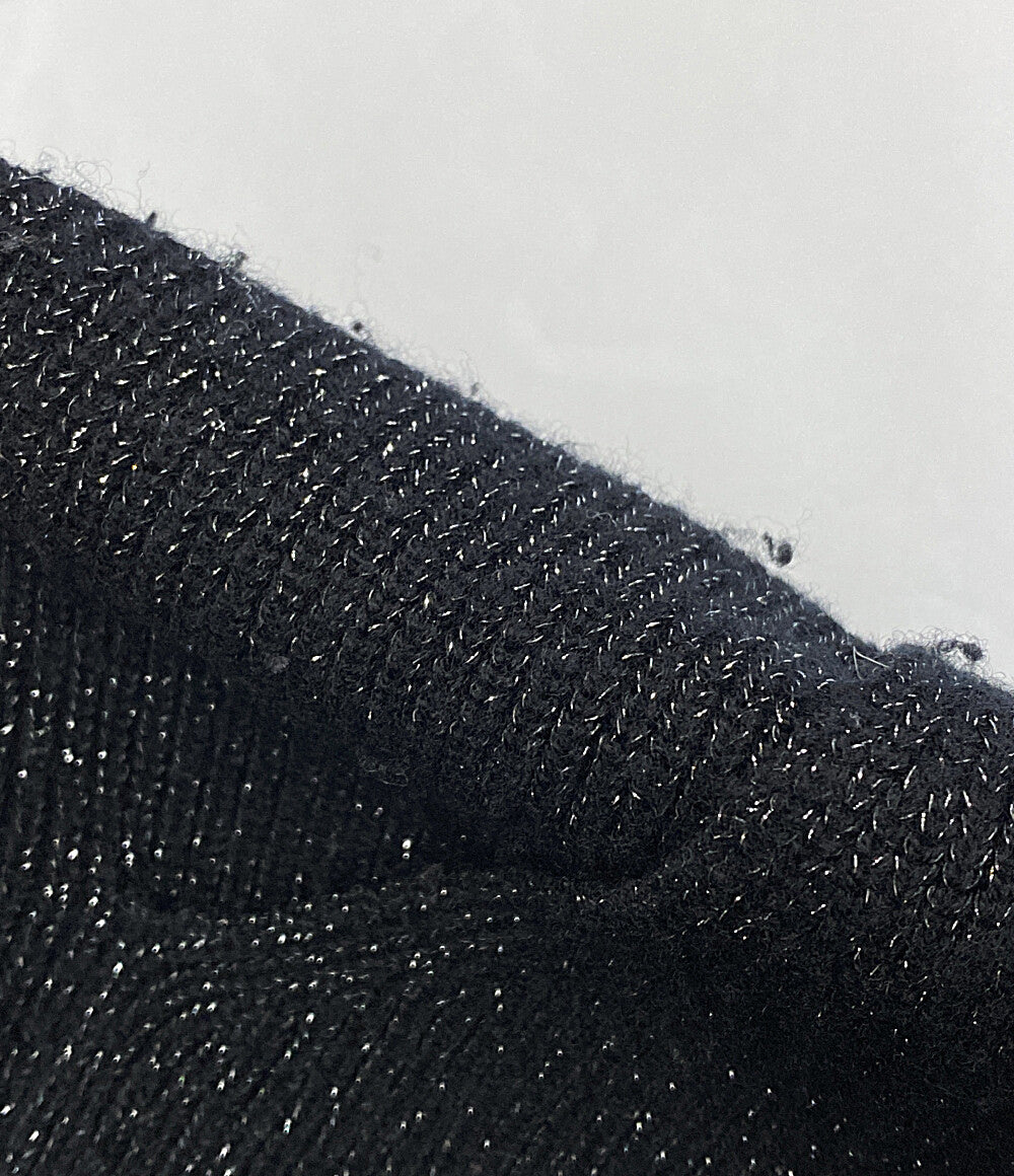 studio picone roma スタジオ ピッコーネ 長袖ニットワンピース P018019 ブラック レディース SIZE 40