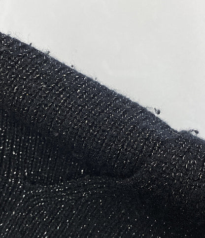 studio picone roma スタジオ ピッコーネ 長袖ニットワンピース P018019 ブラック レディース SIZE 40