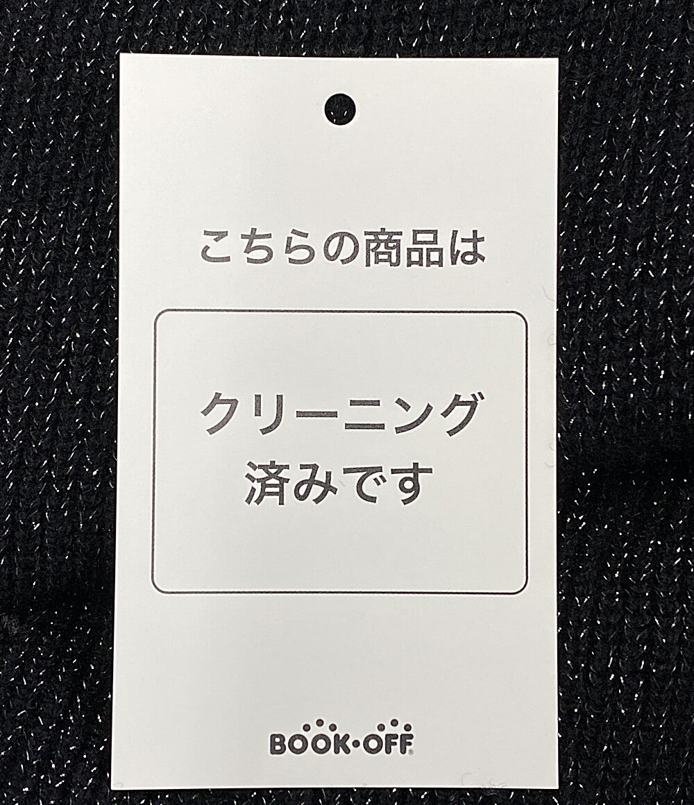 studio picone roma スタジオ ピッコーネ 長袖ニットワンピース P018019 ブラック レディース SIZE 40