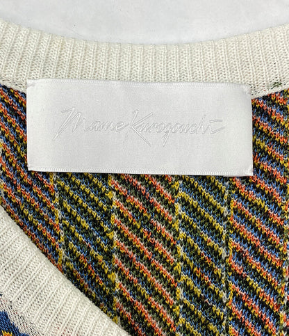 マメクロゴウチ ニットワンピース ノースリーブ レディース SIZE 1 Mame Kurogouchi