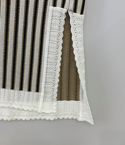 マメクロゴウチ ニットワンピース ノースリーブ レディース SIZE 1 Mame Kurogouchi