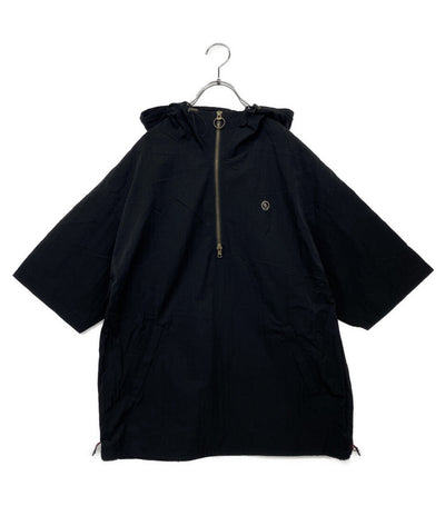 美品 シャルボン リモンタ 半袖パーカー ハーフジップ ナイロン 23CB004U レディース SIZE S Charbon LIMONTA
