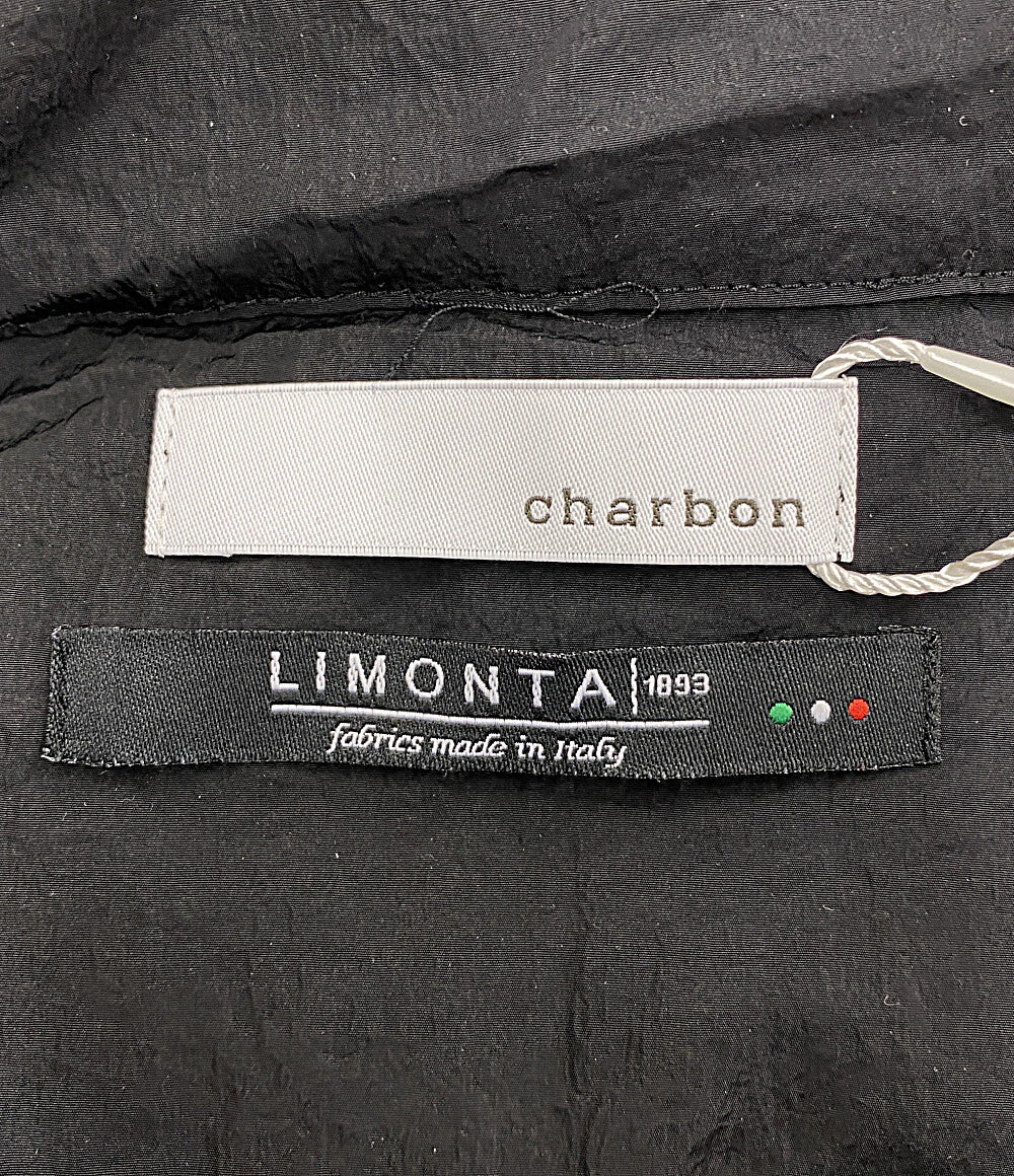 美品 シャルボン リモンタ 半袖パーカー ハーフジップ ナイロン 23CB004U レディース SIZE S Charbon LIMONTA