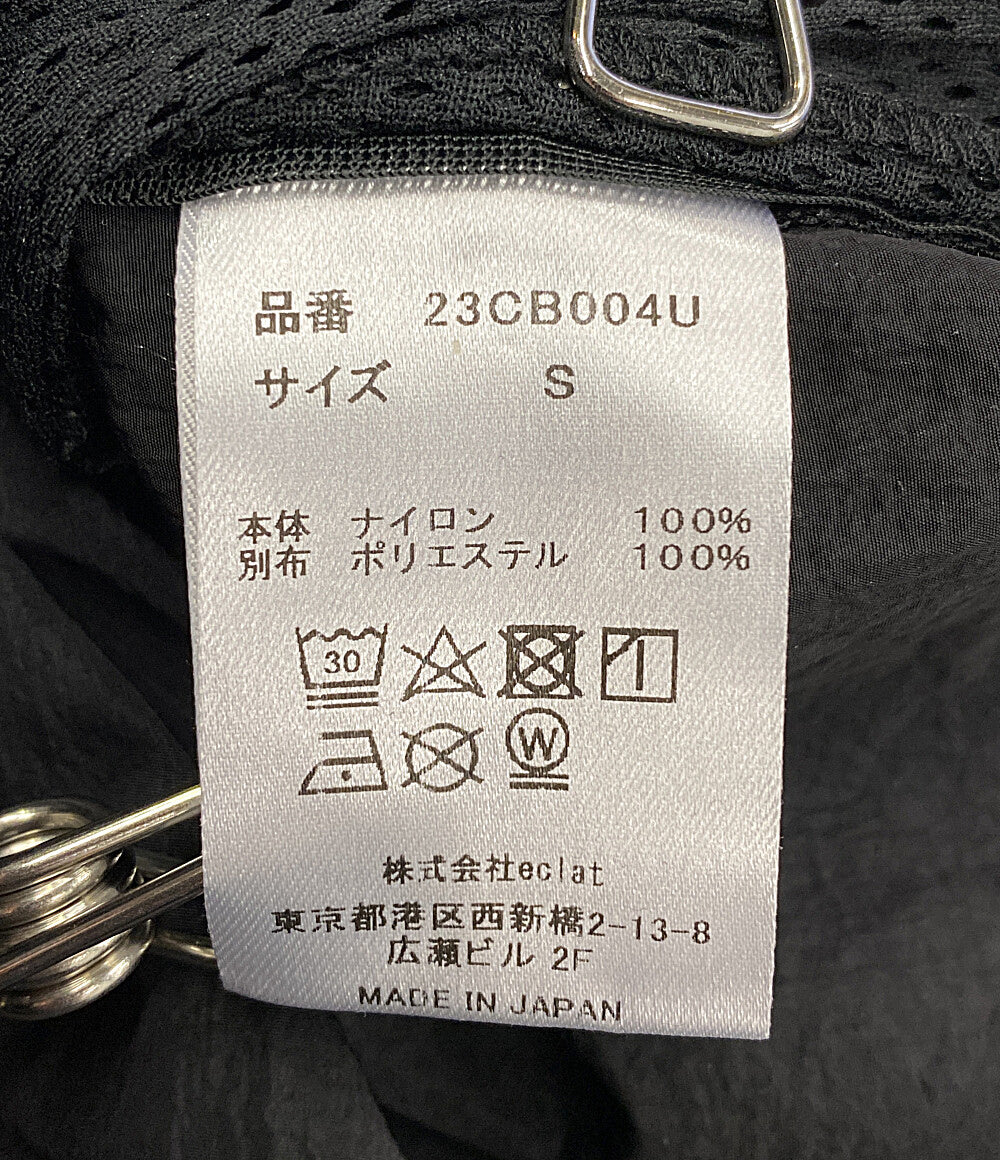 美品 シャルボン リモンタ 半袖パーカー ハーフジップ ナイロン 23CB004U レディース SIZE S Charbon LIMONTA