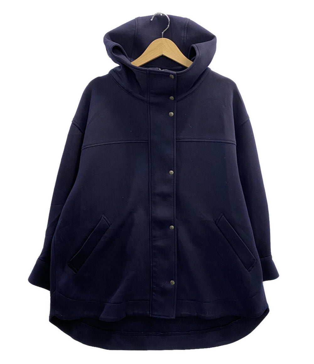 LOUNIE ジャケット ネイビー フーディー 13122313A レディース SIZE 38 ルーニィ