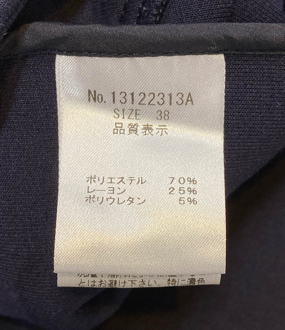 LOUNIE ジャケット ネイビー フーディー 13122313A レディース SIZE 38 ルーニィ