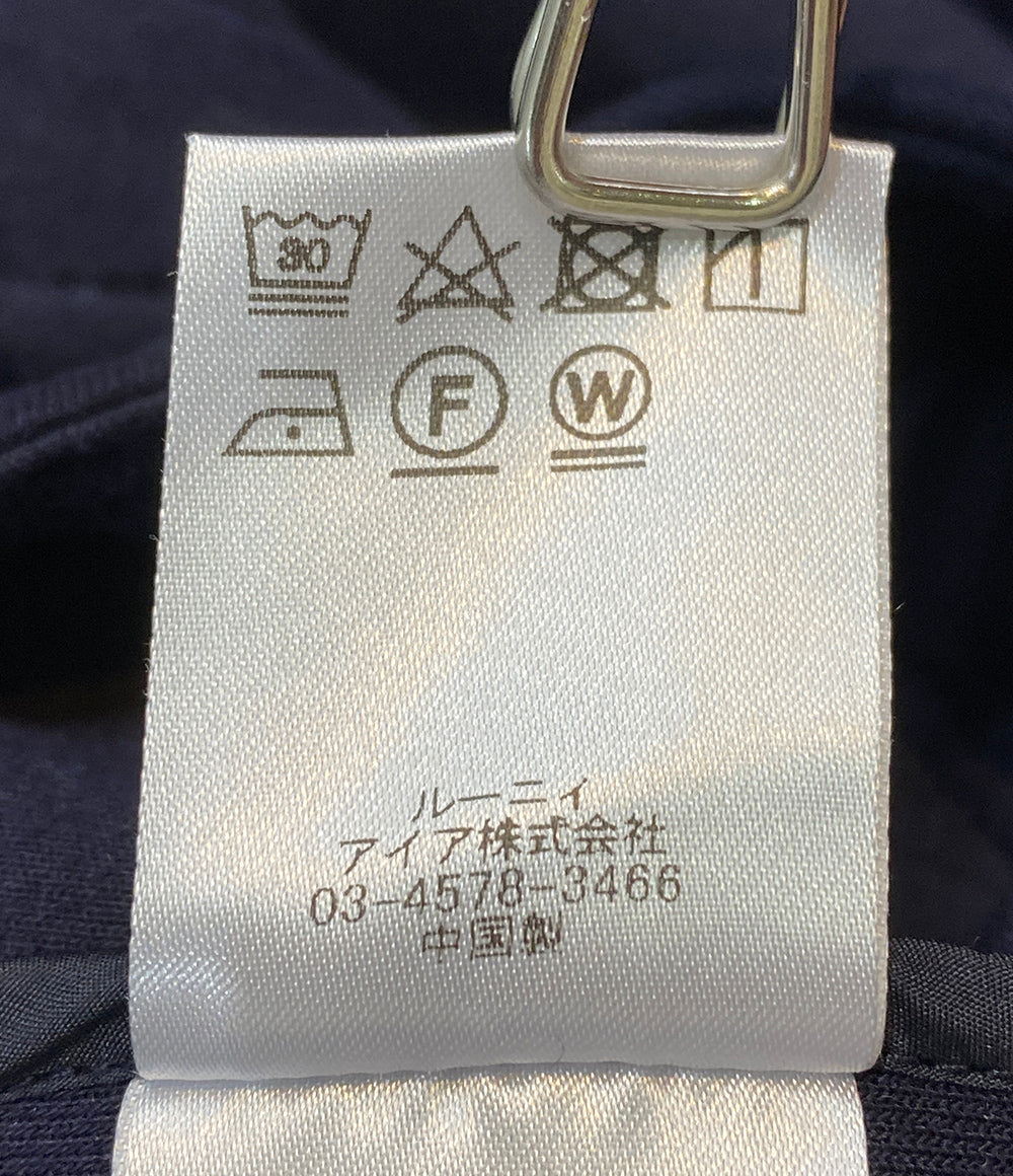 LOUNIE ジャケット ネイビー フーディー 13122313A レディース SIZE 38 ルーニィ