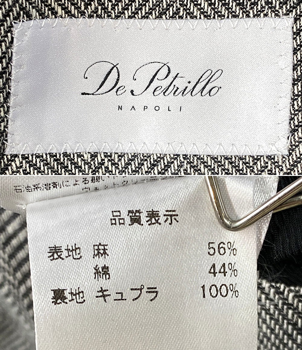 デペトリロ ヌヴォラ テーラードジャケット リネン     TS20295R メンズ SIZE 52  De Petrillo×NUVOLA