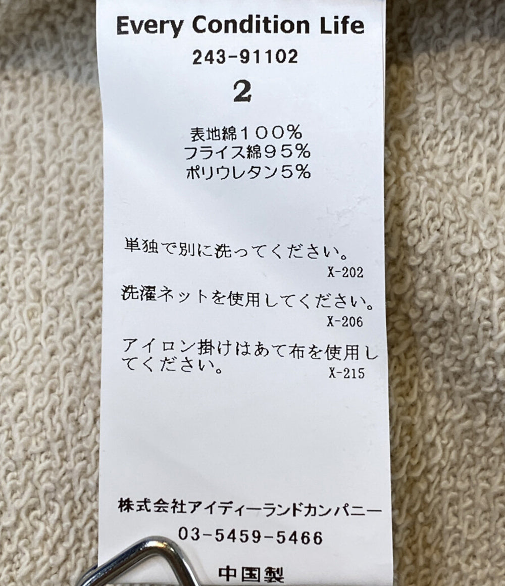 EVCON エビコン スウェット ベージュ 24aw 243-91102 メンズ SIZE 2