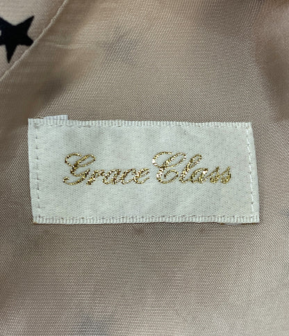 グレースコンチネンタル 半袖ワンピース 2943 5045-0 星座 ピンクベージュ レディース SIZE 36 GRACE CONTINENTAL