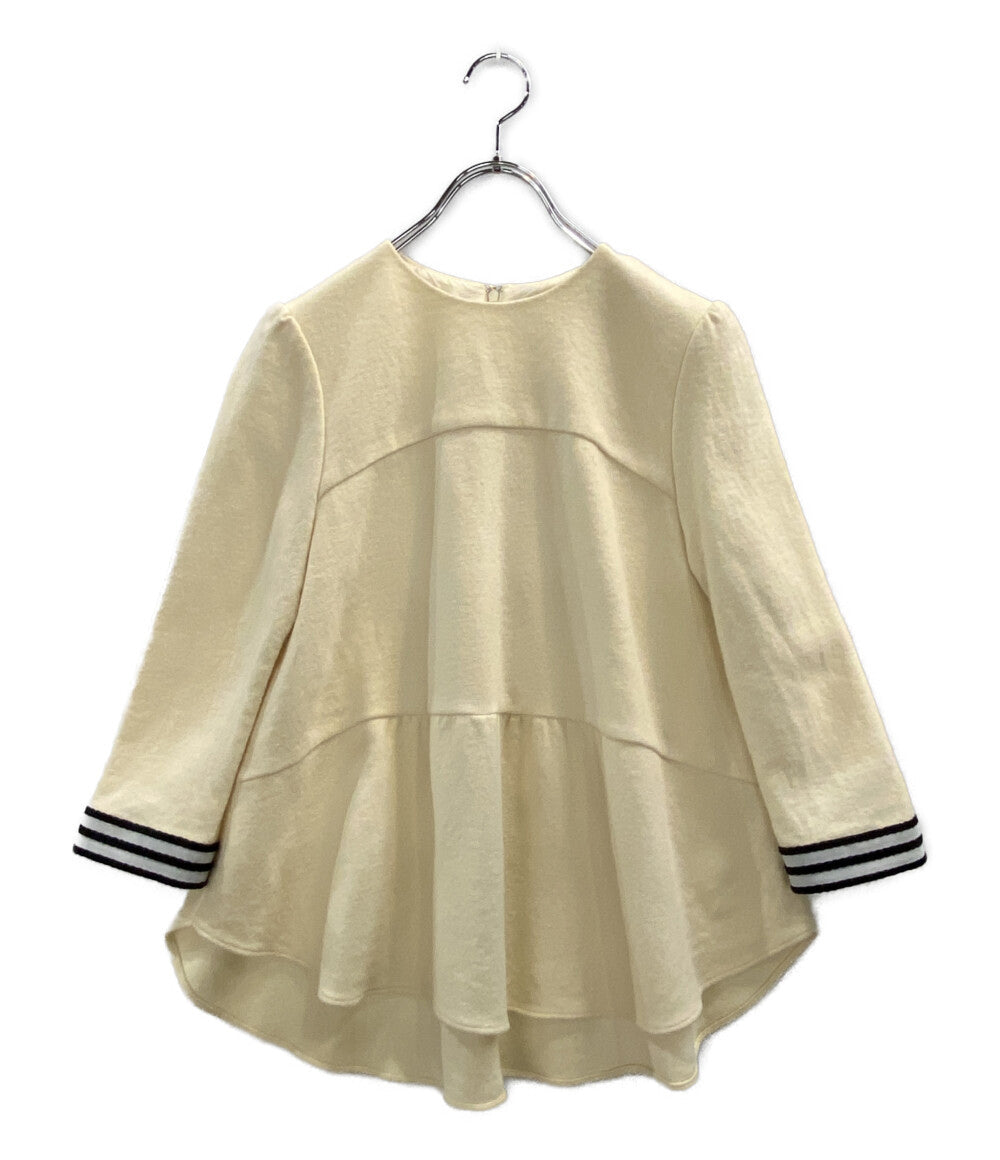 ボーダーズ アット バルコニー カットソー ホワイト レディース SIZE 38 BORDERS at BALCONY