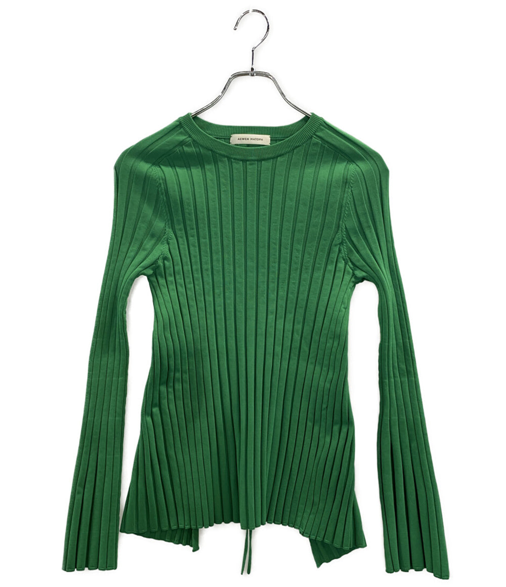 AEWEN MATOPH イウエンマトフ ニット グリーン 8713-183-0026 レディース SIZE -