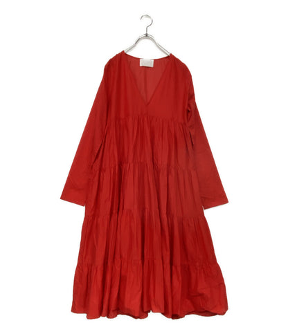 Marlette マーレット ティアードワンピース レッド 3810300080 レディース SIZE XS