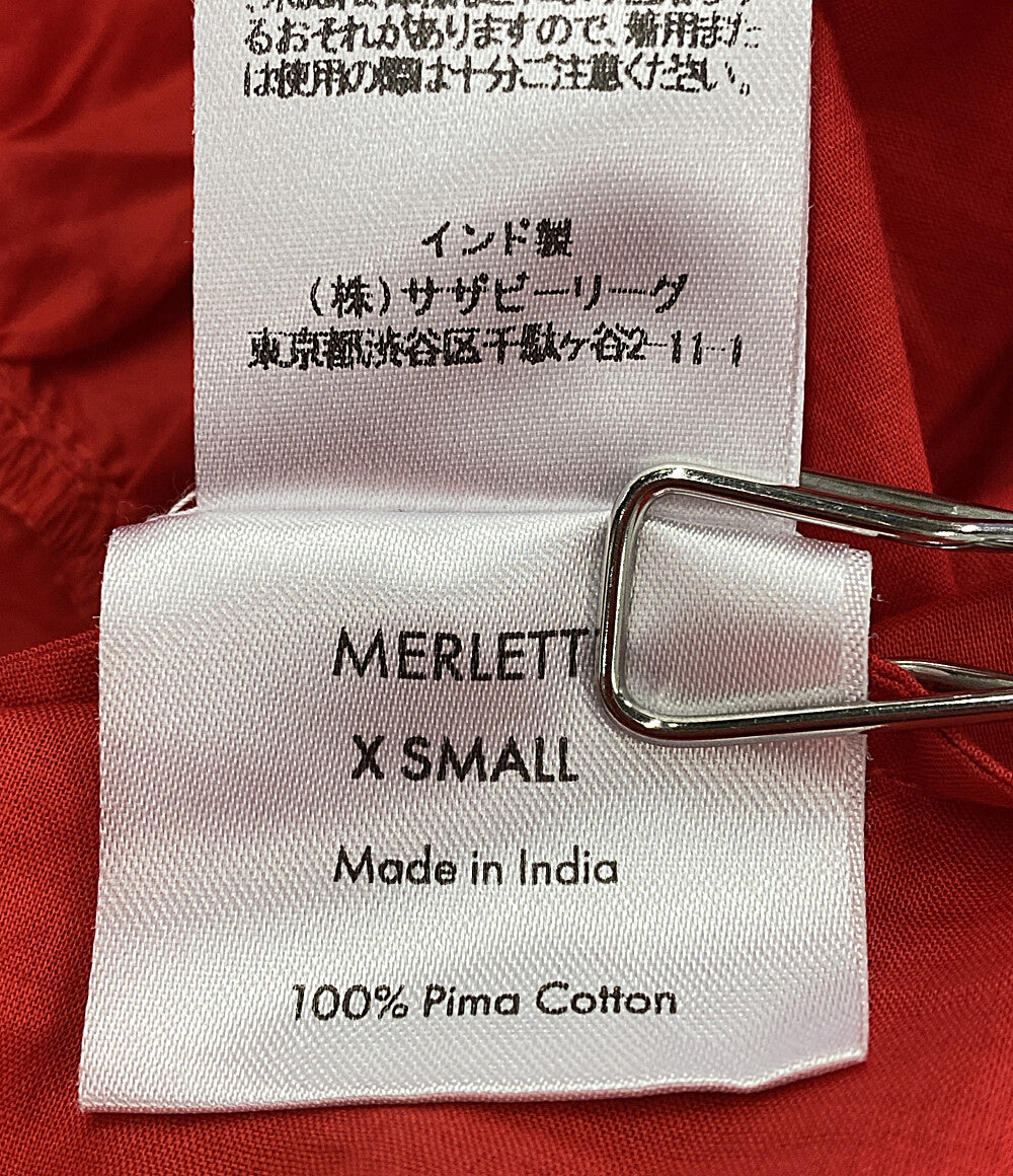 Marlette マーレット ティアードワンピース レッド 3810300080 レディース SIZE XS