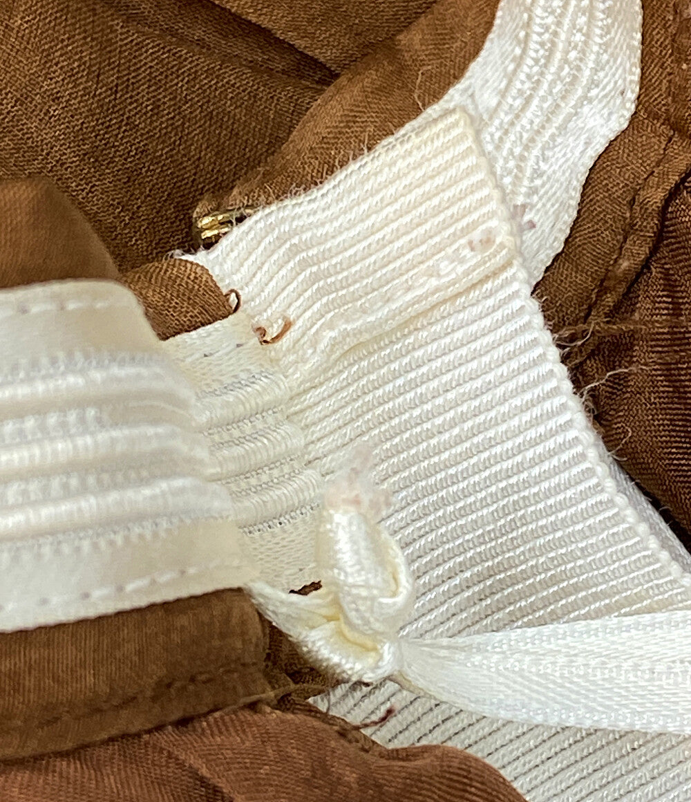 ロシャス シフォンスカート ブラウン レディース SIZE 40 Rochas